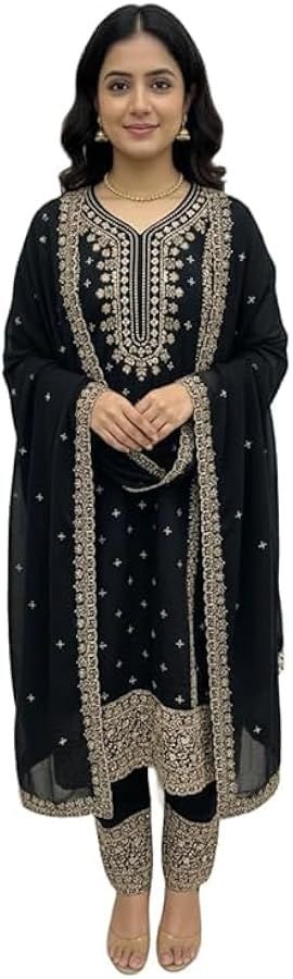 ISRL Enterprise Embroidered Salwar Suit Set