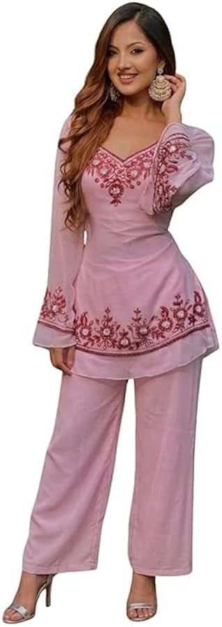 ISRL Enterprise Georgette Stitched Salwar Suit
