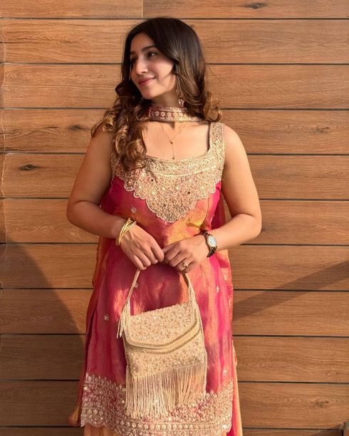 ISRL Enterprise Lace Kurti Salwar Dupatta Set